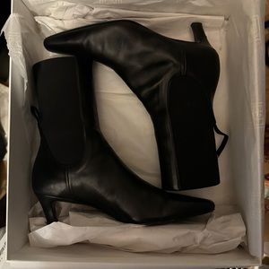 Toteme Leather Ankle Boots